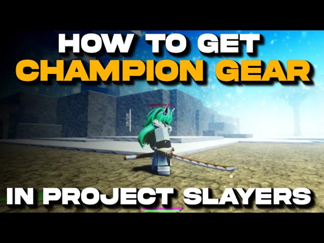 Roblox Project Slayers PS CHAMPION SET Hat Armor Clothing Currency