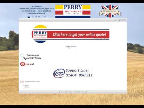 Perry Ezi Quote - Dealer Login & Contact List