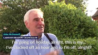 McDonnell 'clocking off' despite anti-semitism row