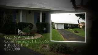 7823 NW 39th Ct. Coral Springs, FL