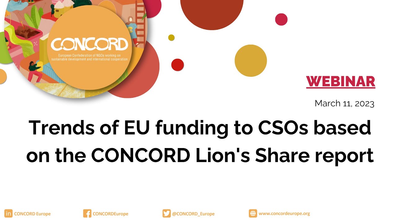 Webinar - Trends of EU funding to CSOs - YouTube