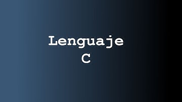 Tutorial Lenguaje C - 01 HolaMudo