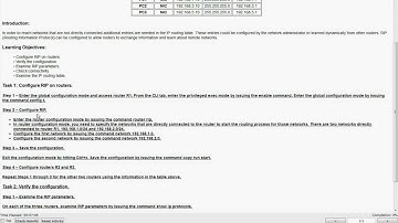 Configuring RIPv1 in Packet Tracer for ICND2