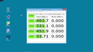 Sandisk Sdssdhii120G 120Gb Ssd Speed Test Using Crystal Disk Mark