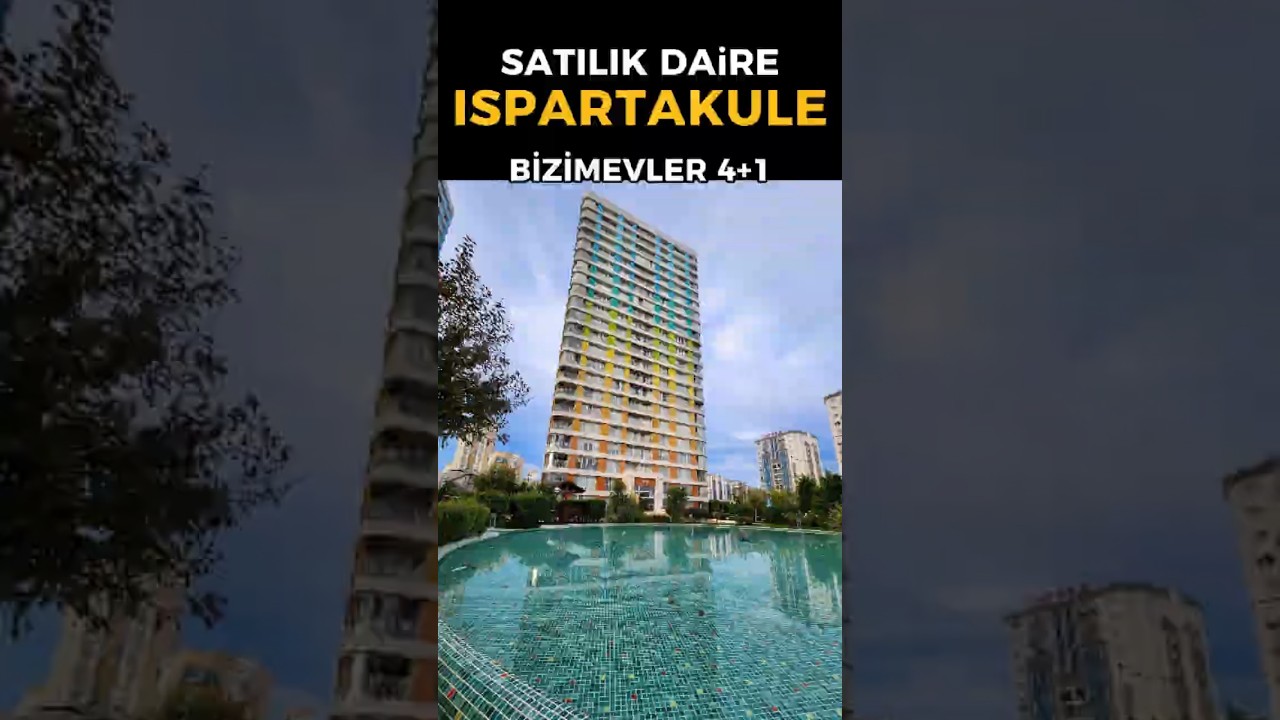 ISPARTAKULE BİZİMEVLER 6 G&Ouml;KKUŞAĞI SATILIK DAİRE / PEYZAJ MANZARALI  #satılıkdaire #istanbul #emlak