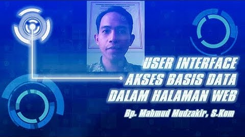 PWPB Tingkat 2 - User Interface Akses Basis Data