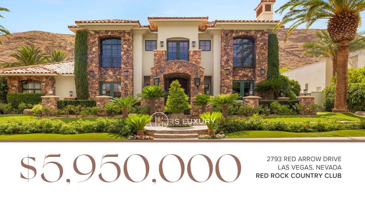 2793 Red Arrow Drive | Red Rock Country Club, Summerlin | IS LUXURY