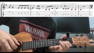 Golden kpop Demon Hunters  Easy Beginner Ukulele Tabs With Playthrough Tutorial Lesson