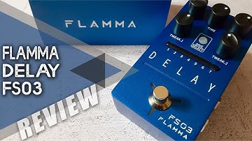 AWESOME Budget PEDAL | Flamma FS03 Stereo DELAY | VIDEO REVIEW [NO TALK]