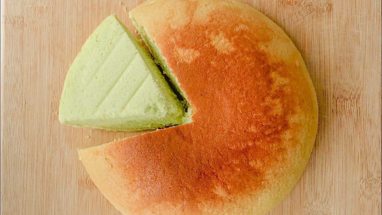 Rice cooker pandan sponge cake(0 fail) YouTube