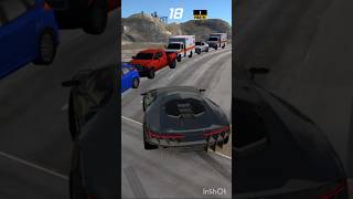Black Lamborghini Car Stunt Android Gameplay #beamngdrive #BeamNG.drive #gameplay #short screenshot 1