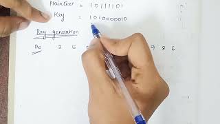 Part 1 SDES Algorithm| Key generation | Cryptography Anna University