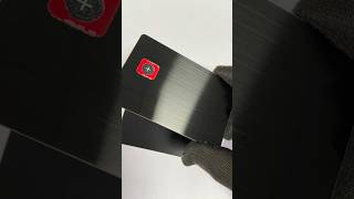 Just insert your chip and you're good to go with this sleek metal card. #metalcard #taptopay
