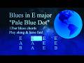 Blues "Pale Blue Dot", 12bar blues backing track, E major, 90bpm. Play along &amp; have fun!