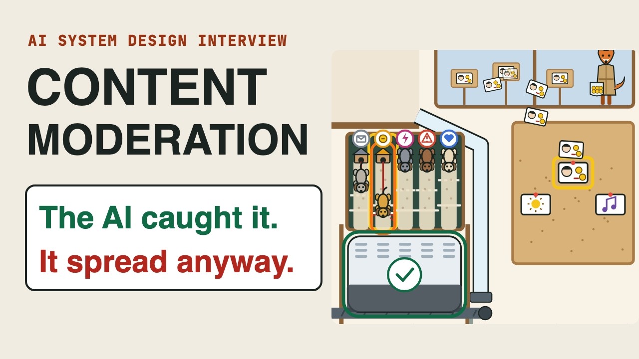 Design Content Moderation for Your AI System Design Interview thumbnail