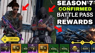 Season 7 Confirmed All Battle Pass Characters+Season 7 All Battle Pass Weapons Codm Leaks 2026