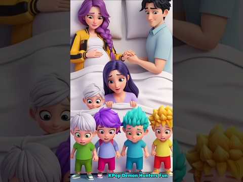 Magical Baby Saga: Rumi, Jinu, Baby Saja & Abby -HUNTR/X “GOLDEN” | KPOP Demon Hunters #kpop #sope