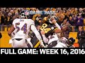 The Immaculate Extension: Ravens vs. Steelers 2016, Week 16 FULL GAME