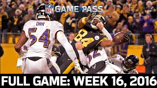 The Immaculate Extension: Ravens vs. Steelers 2016, Week 16 FULL GAME