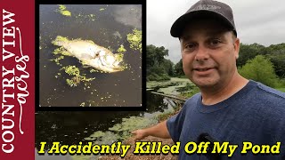 I Think I Killed all the Fish in Our Pond when I Installed a Pond Aeration System  -  100% My Fault
