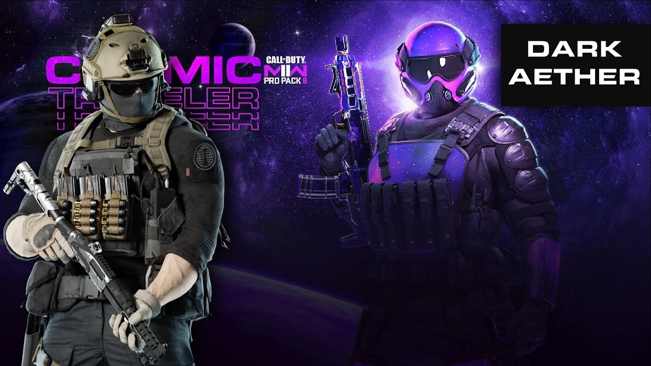 COSMIC TRAVELER PRO PACK 8 | Dark Aether Camo in MW2 & Warzone 2 | Warzone Live India