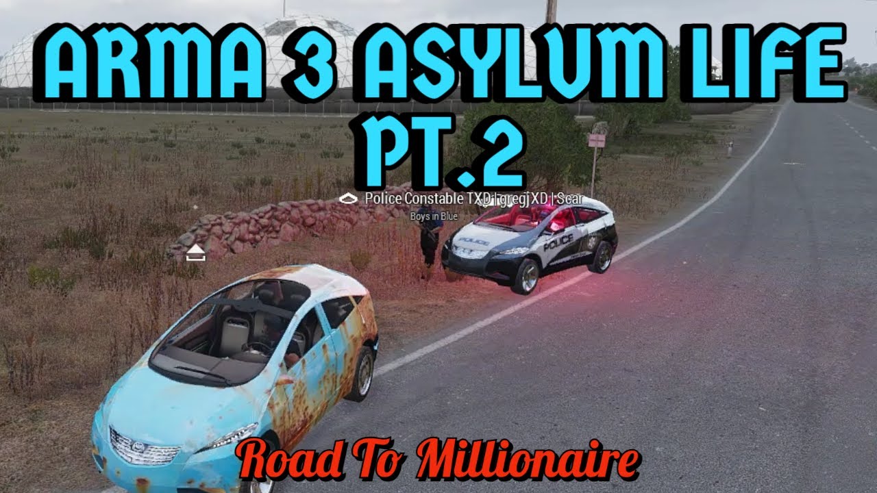 Arma 3 Asylum Life Pt.2 Road To Millionaire - First Ever Trying Meth Run!!