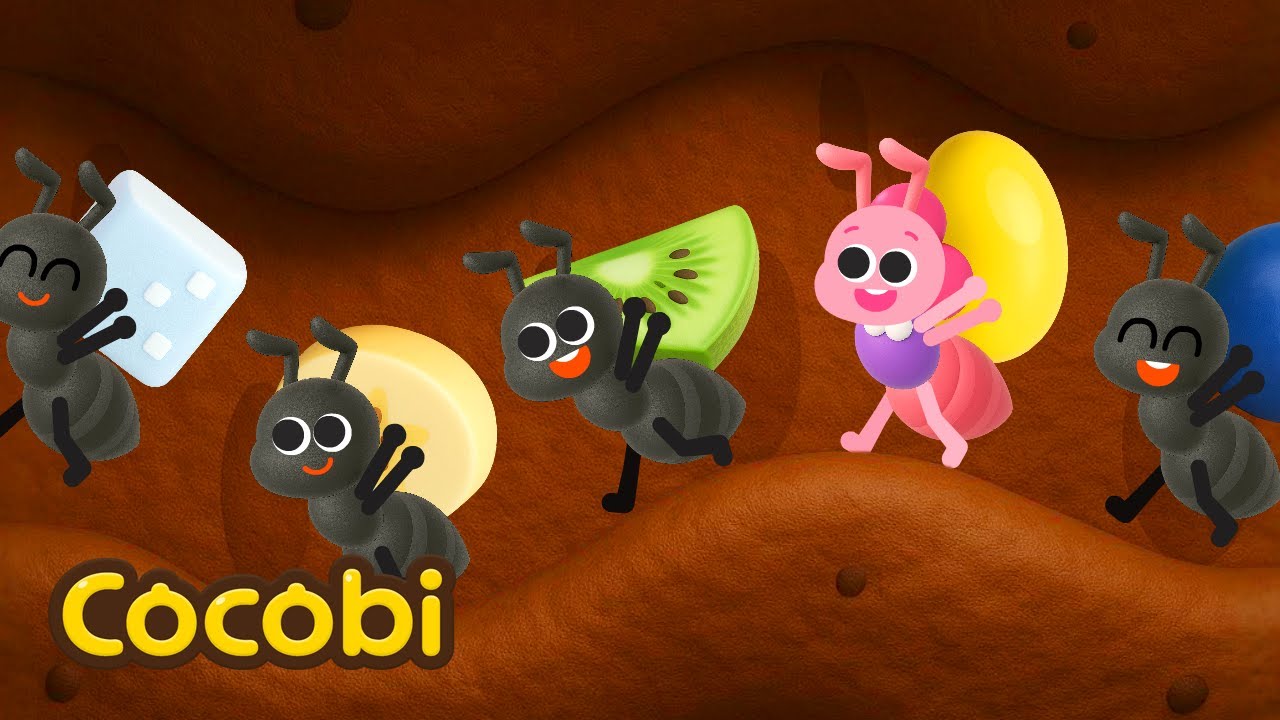 Semut Berbaris🐜🐜 | Lagu Anak-anak | Kids Songs | Cocobi