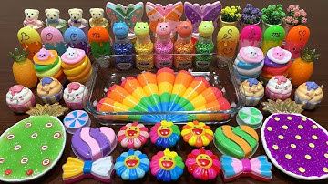 Piping Bags and Pineapple !! Mixing Random Things Into Slime !! Satisfying Slime Smoothie #642