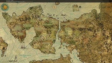 Partly Restored interactive map of Amalur (maybe I can share it in the future anyway?) Part 2 Update