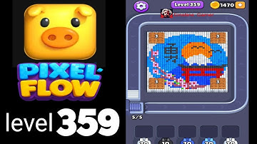 Pixelflow level 359 hard level Guide Walkthrough Solution