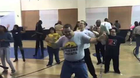 Happy dance practice by Mosaic Sky