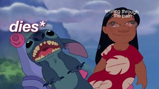 lilo \& stitch being a COMPLETE MESS for 2 minutes and 47 seconds straight