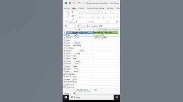 ¿Nombres mal escritos en tu tabla de Excel? No te preocupes, ¡tenemos la solución perfecta! 🖊️
