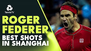 Roger Federer: Best Ever Shots In Shanghai!