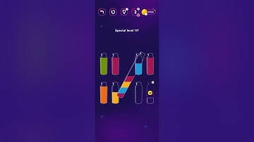 water sort puzzle - Get color special level 117