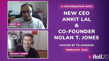 Roll20 Announces New CEO, Ankit Lal with Co-Founder, Nolan T. Jones & TK Johnson