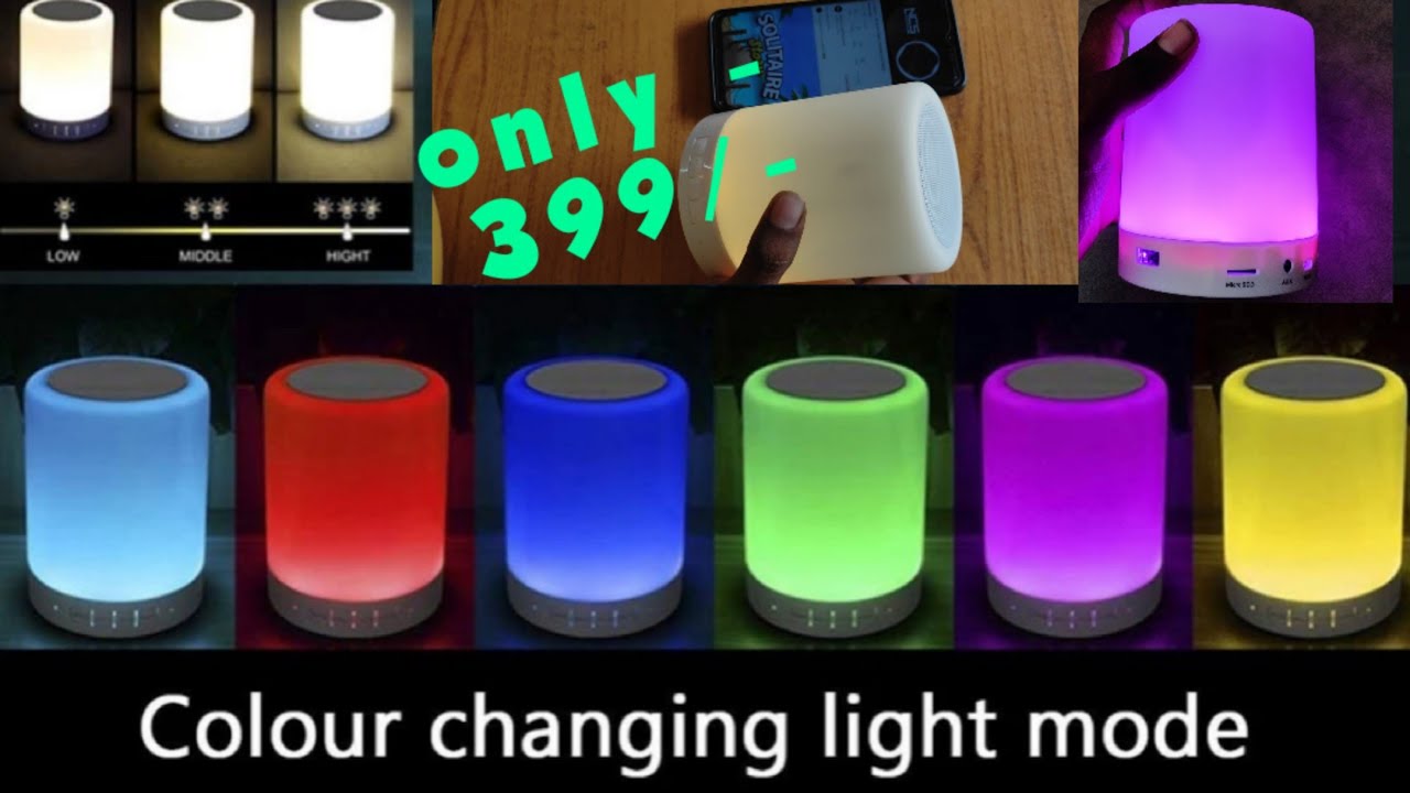Devcool LED Touch Lamp Bluetooth Speaker & Lamp Cheapest Smart Led Lamp