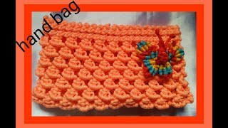 Macrame hand bag tutorial (part -2 )