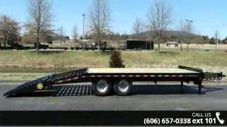 21ft pintle trailer 14k GVW  with 40" wide ramps - Gator ...