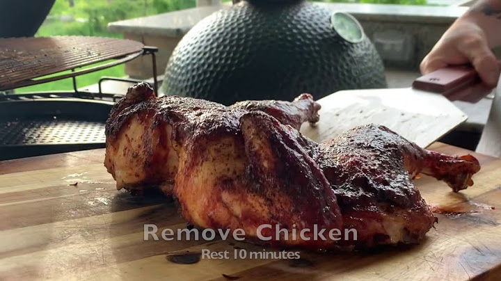Spatchcock chicken Big Green Egg direct or indirect