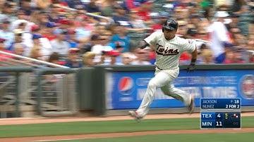 TEX@MIN: Twins plate six runs in big 5th inning