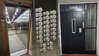 3X Highrise 1970S Končar Lifts Mod. Kone Prisavlje 6, Zagreb, Croatia