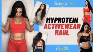 Myprotein Australia Haul | Activewear: the truth about the sizing & fit |  cookies & protein powder screenshot 1