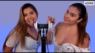ASMR TWINS ❤ Triggers, mouth sounds, roleplay con mi hermana gemela🥰