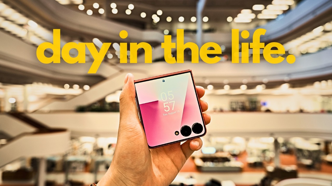 A Day In The Life with the Galaxy Z Flip7 - A University Student's Review