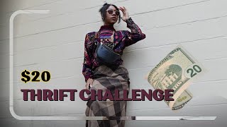 $20 THRIFT CHALLENGE | STYLING ON A BUDGET | EP 1