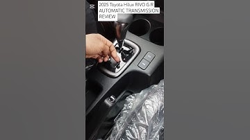 Toyota rivo 2025 GR Hilux automatic transmission review and function how to use #vigo#audi#bmw