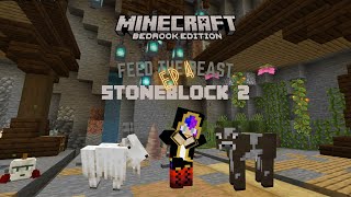 Minecraft Bedrock Stoneblock 2 Ep4 – Cows!! and Goats?? Minecraft Bedrock Stoneblock 2 Ep4 – Cows!! and Goats??