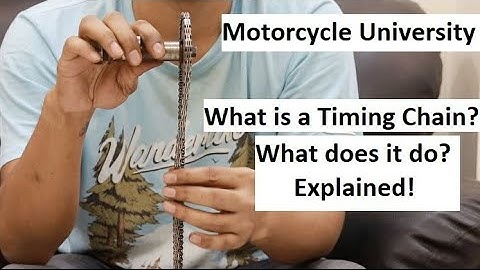 What is a Timing Chain and What does it do in a Motorcycle? Explained.