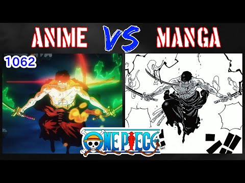 Anime VS Manga  ワンピース - One Piece Episode 1065 